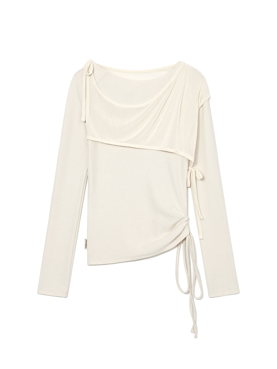 GLOWNY/グロウニー JOSHUA PANELED LONG SLEEVE カットソー