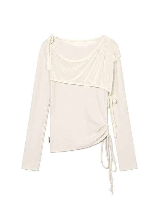 GLOWNY/グロウニー JOSHUA PANELED LONG SLEEVE カットソー