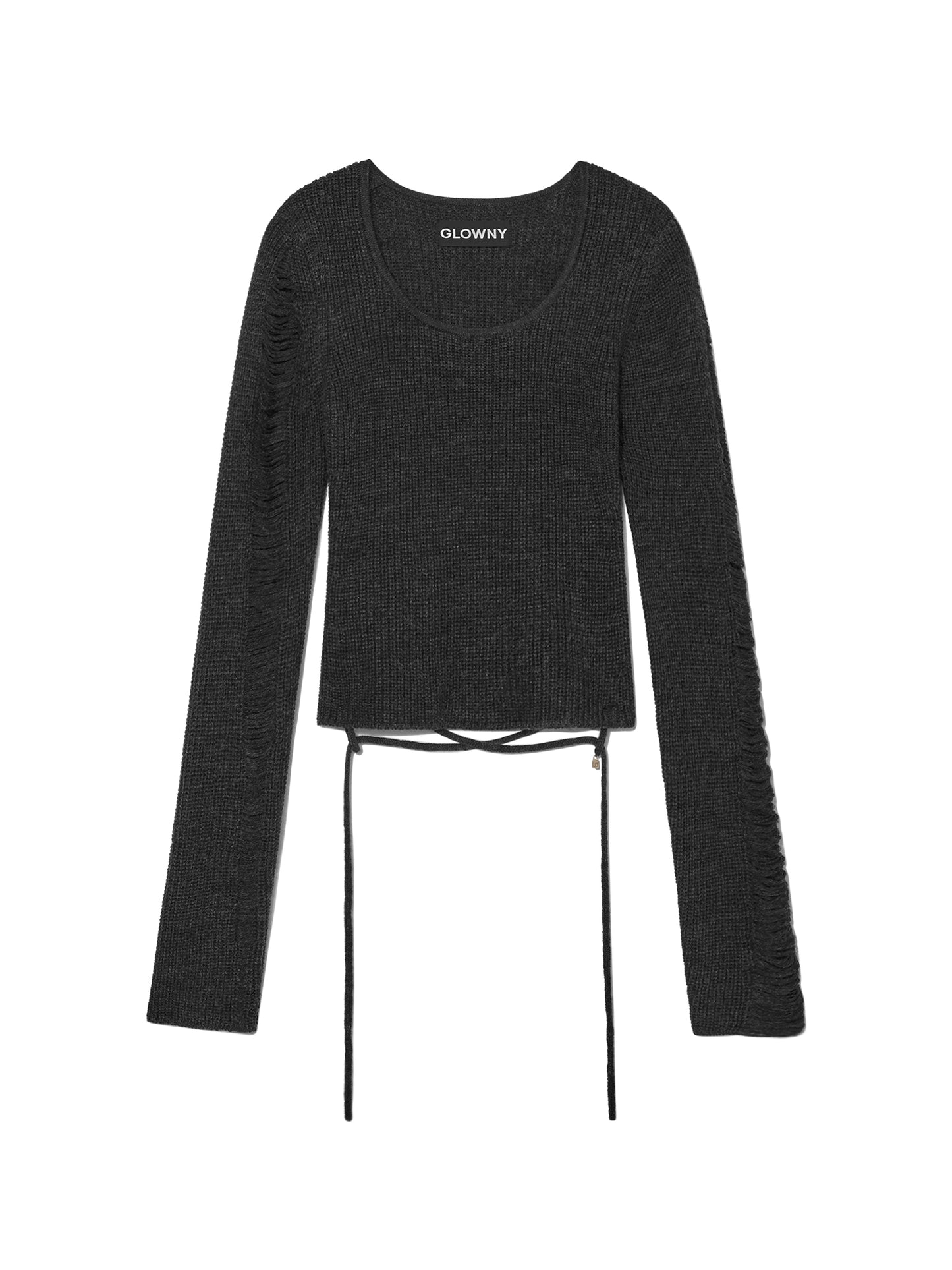 GLOWNY/グロウニー SAHARA DAMAGED WOOL KNIT TOP SET ニット