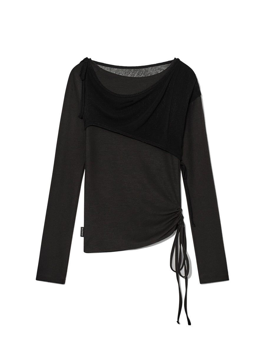 GLOWNY/グロウニー JOSHUA PANELED LONG SLEEVE カットソー