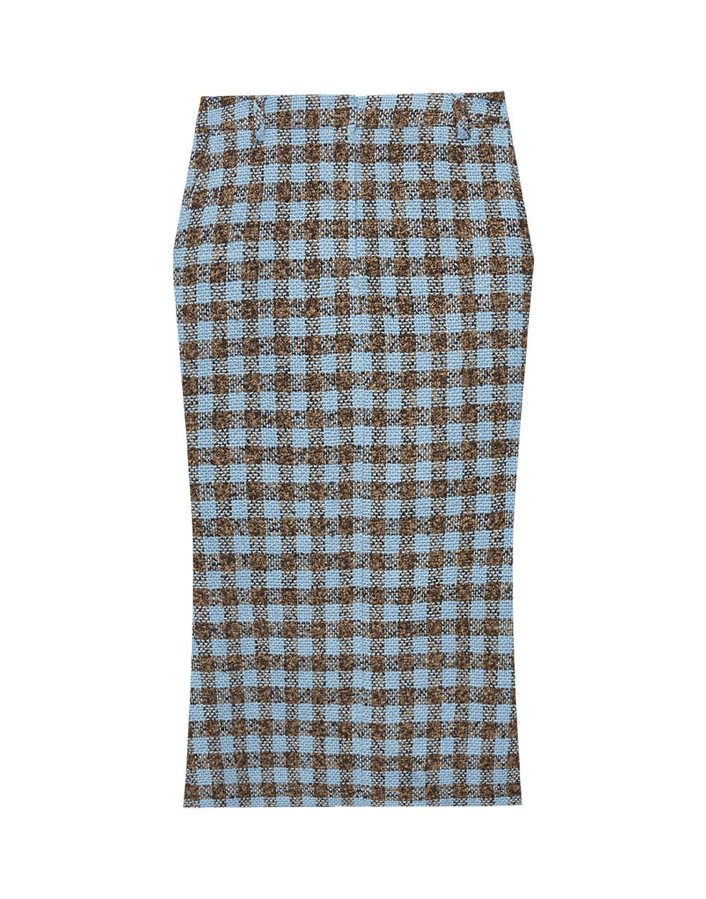 Mermaid wool-blend long skirt