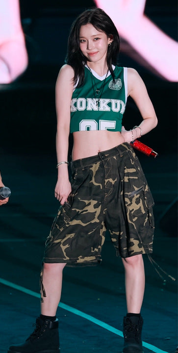 FANCY CLUB/ファンシークラブ CARGO LETTERING BERMUDA PANTS ハーフパンツ