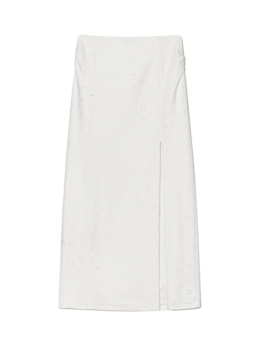 DEVON EYELET LONG SKIRT