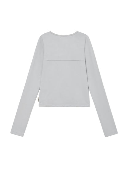 MIA SQUARE NECK LONG SLEEVE