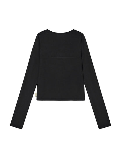 MIA SQUARE NECK LONG SLEEVE