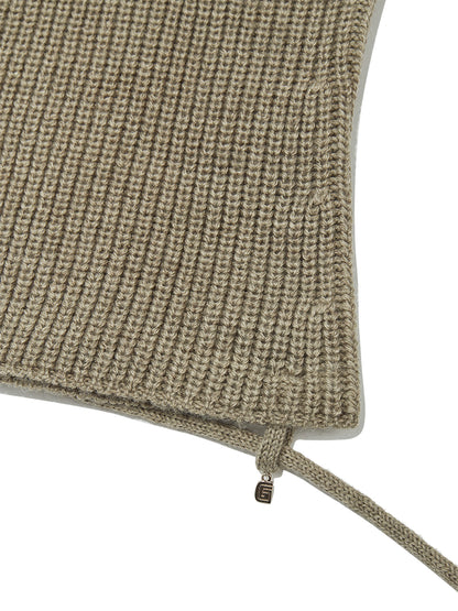 SAHARA DAMAGED WOOL KNIT TOP SET