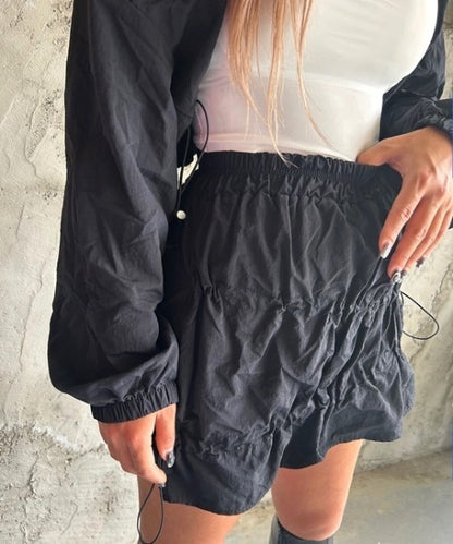 シャカシャカボレロスカートセットアップ