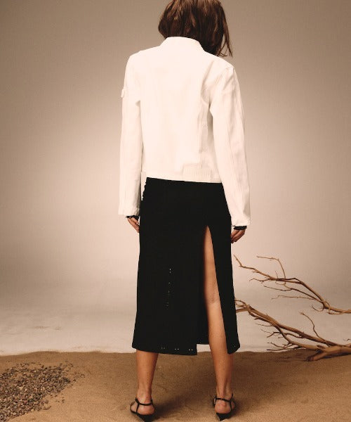 DEVON EYELET LONG SKIRT