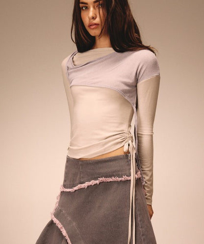 BONES GRUNGY DENIM SKIRT