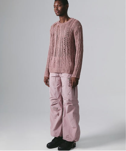 PUCKERING JOGGER PANTS