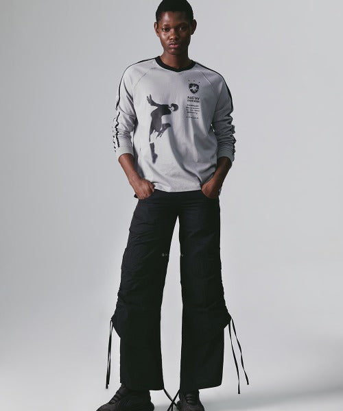 LAYERED WAIST BONDED PANTS