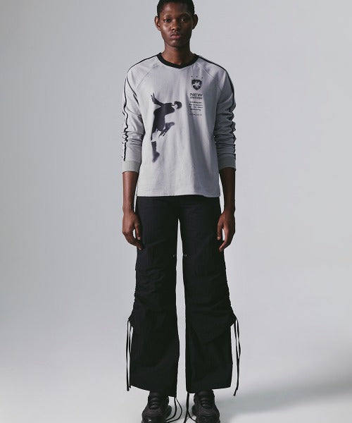 LAYERED WAIST BONDED PANTS