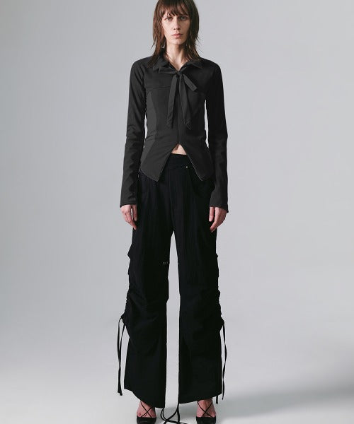LAYERED WAIST BONDED PANTS