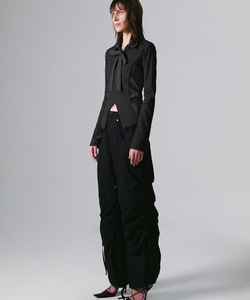 LAYERED WAIST BONDED PANTS