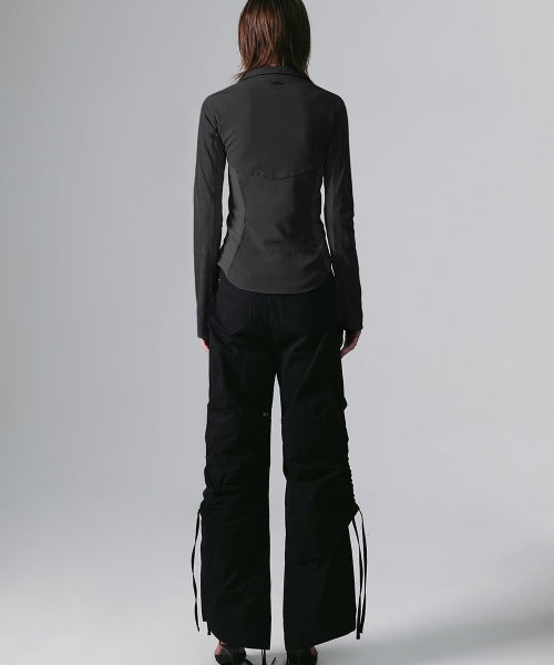 LAYERED WAIST BONDED PANTS
