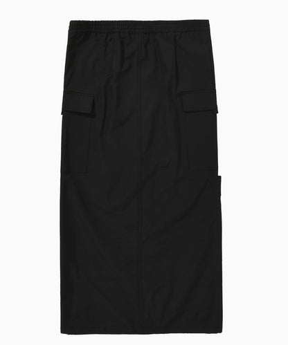ZIP-UP POCKET LONG SKIRT