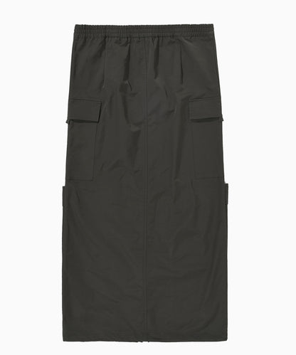 ZIP-UP POCKET LONG SKIRT