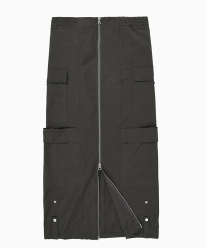 ZIP-UP POCKET LONG SKIRT