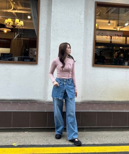 リボンリブニット
