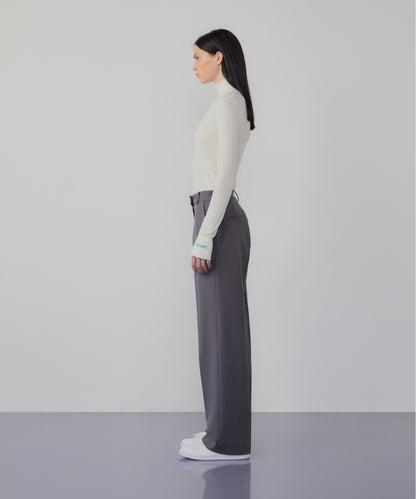 Roll-neck cashmere-blend sweater