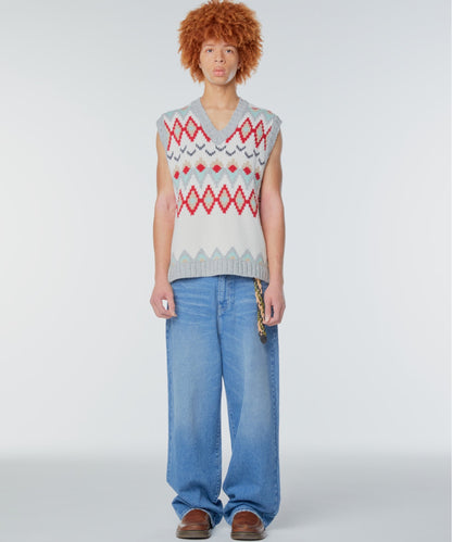 Ms Wide-leg baggy jeans