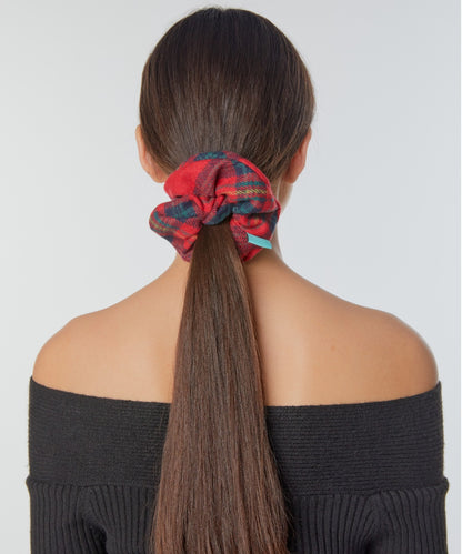 Wool-blend hair scrunchie