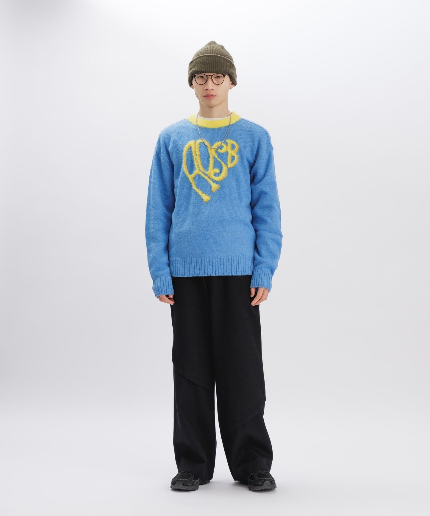 CAMTTON TWILL WOOL TROUSERS