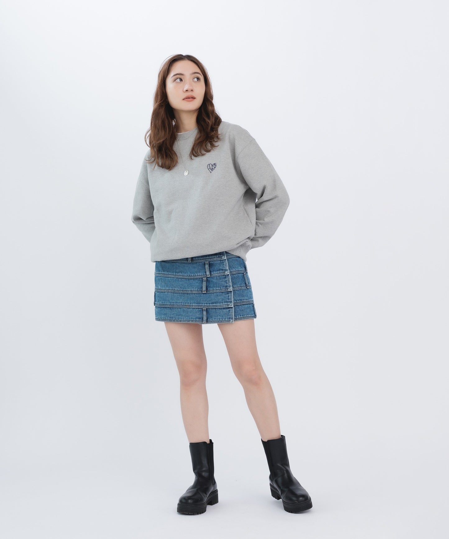 UNISEX ADSB HEART SWEATSHIRTS