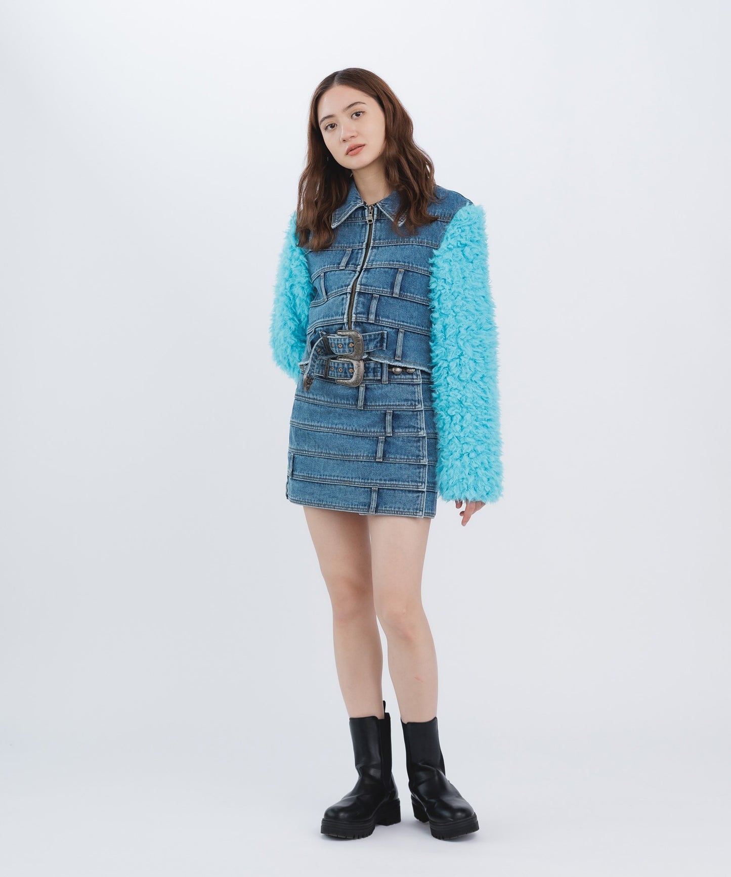 DUA MULTI WAIST DENIM JACKET