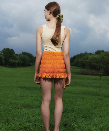 Square-Neck Rib Tank Top