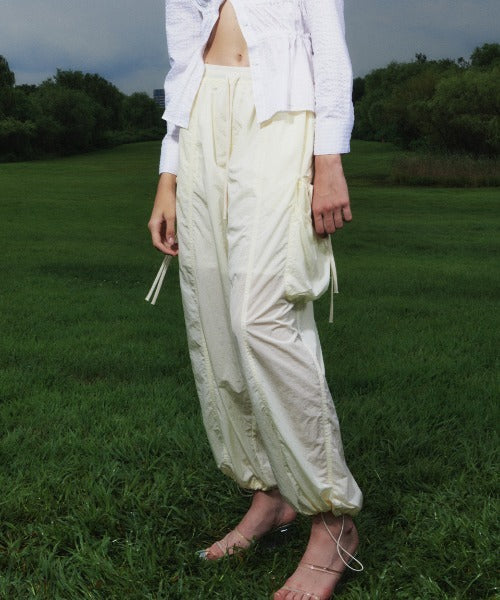 Shirring Pocket Pants