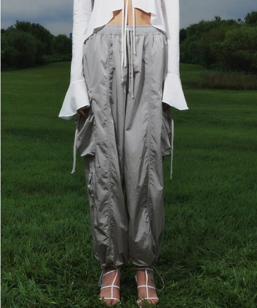 Shirring Pocket Pants