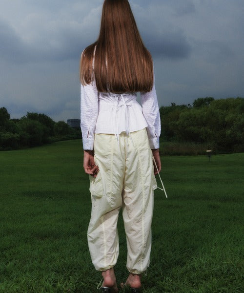 Shirring Pocket Pants