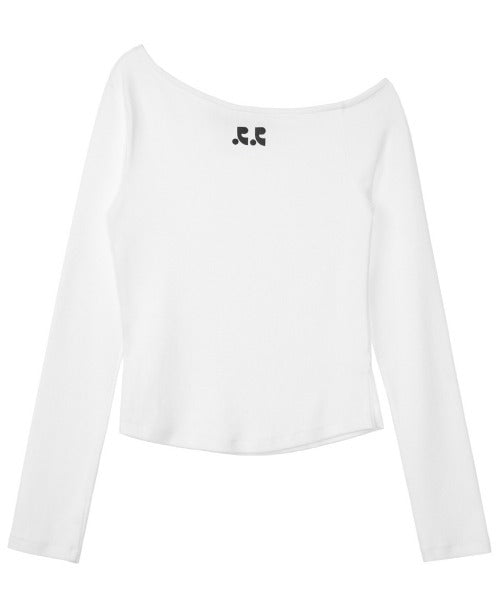 ONE SHOULDER LONG SLEEVE TOP