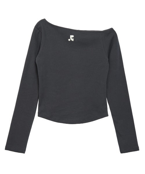 Rest&Recreation/レストアンドレクリエーション RR ONE SHOULDER LONG SLEEVE TOP ワンショルダー ロングスリーブ