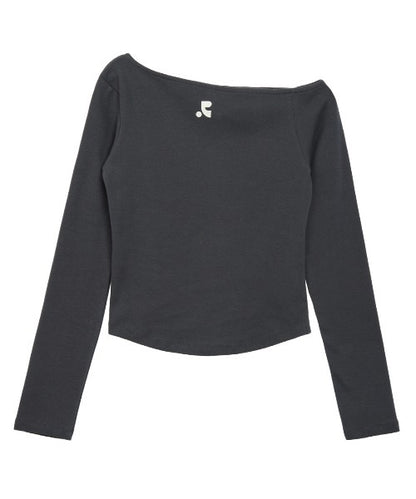 Rest&Recreation/レストアンドレクリエーション RR ONE SHOULDER LONG SLEEVE TOP ワンショルダー ロングスリーブ