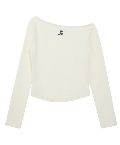 Rest&Recreation/レストアンドレクリエーション RR ONE SHOULDER LONG SLEEVE TOP ワンショルダー ロングスリーブ