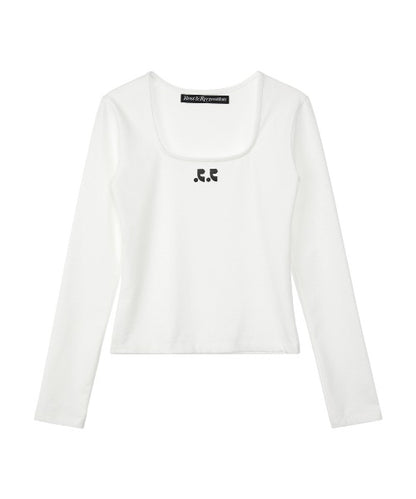 SQUARE NECK LONG SLEEVE