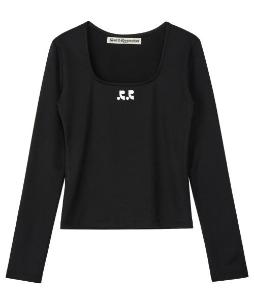 SQUARE NECK LONG SLEEVE