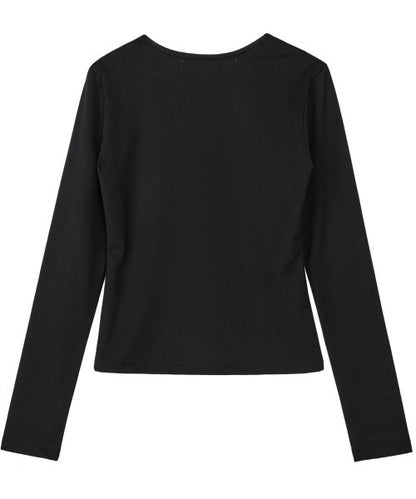 SQUARE NECK LONG SLEEVE