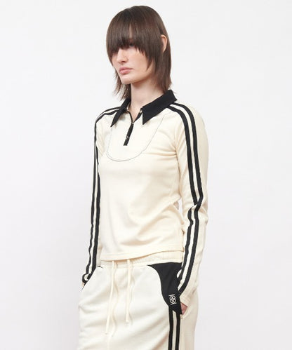 Football Long Sleeve Jersey Polo