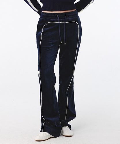 Velour Track Pants