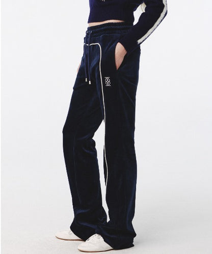 Velour Track Pants