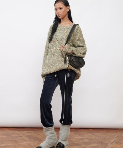 Velour Track Pants