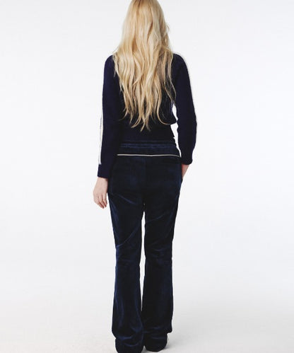 Velour Track Pants