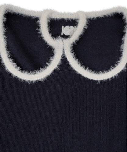 W-Neck Jersey Top