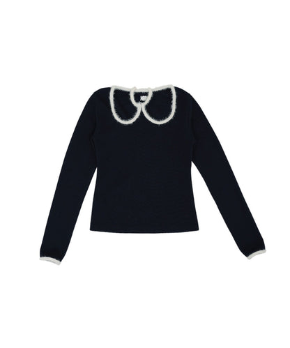 W-Neck Jersey Top
