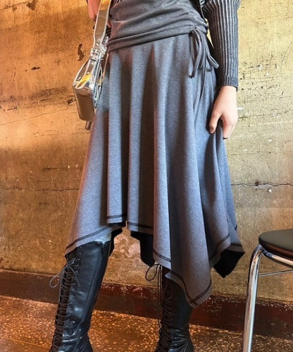 2WAYアシンメトリー スカート ワンピース