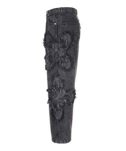 Clover Logo Patch Jeans