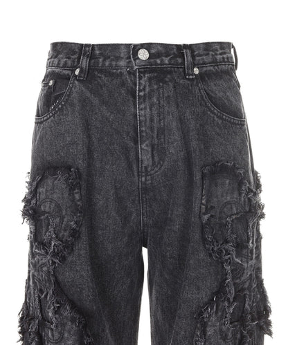 Clover Logo Patch Jeans